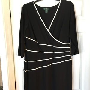 Ralph Lauren dress Blk/wht 14w